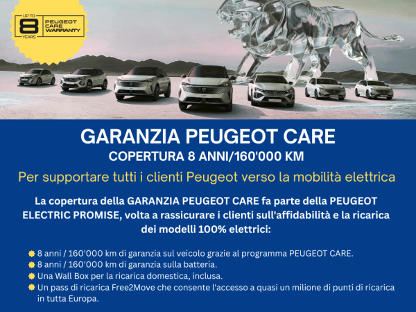 Garanzia Peugeot Care